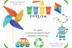 Biały z Zielonym Obramowanie Szkoła Średnia Dyplom Certyfikat - 1