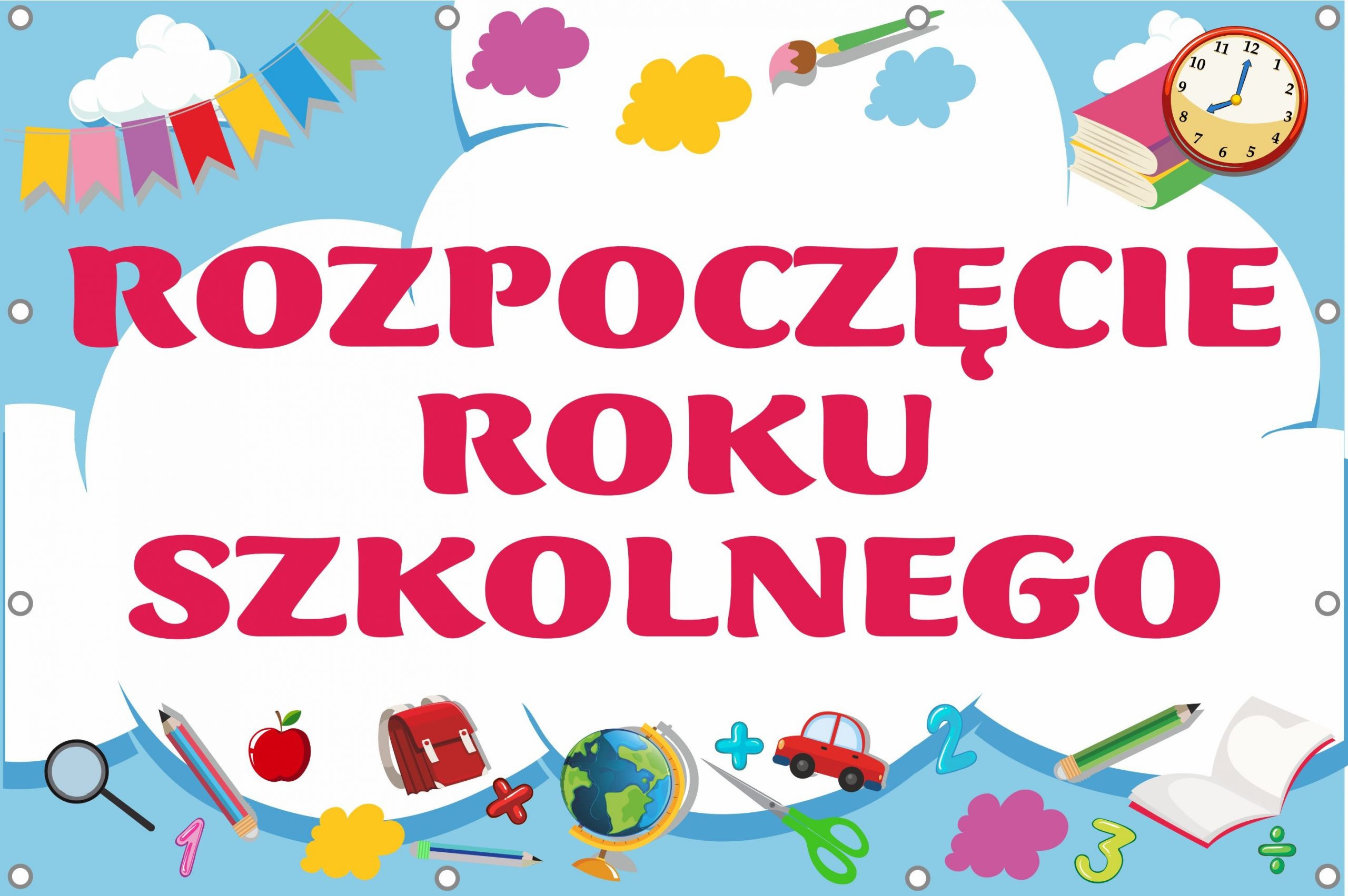 rozpoczecie roku szkolnego baner do szkoly i przedszkola scaled